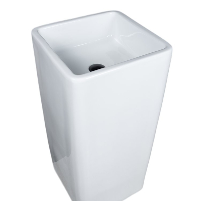 Раковина Gid Nb149 81119 накладная белая 41x41x85