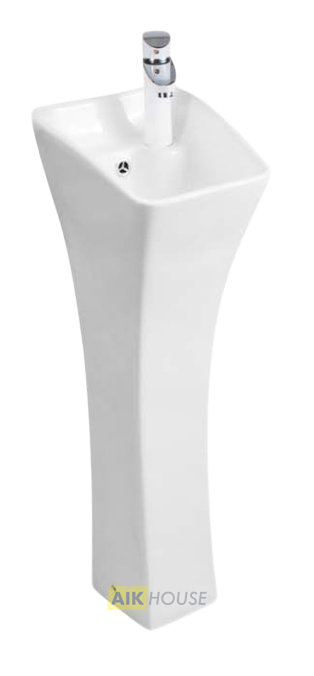 Раковина Gid M9012 81101 накладная белая 30x33x89