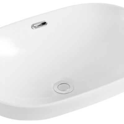 Раковина Gid S1004 71160 встраиваемая сверху белая 61x40x19
