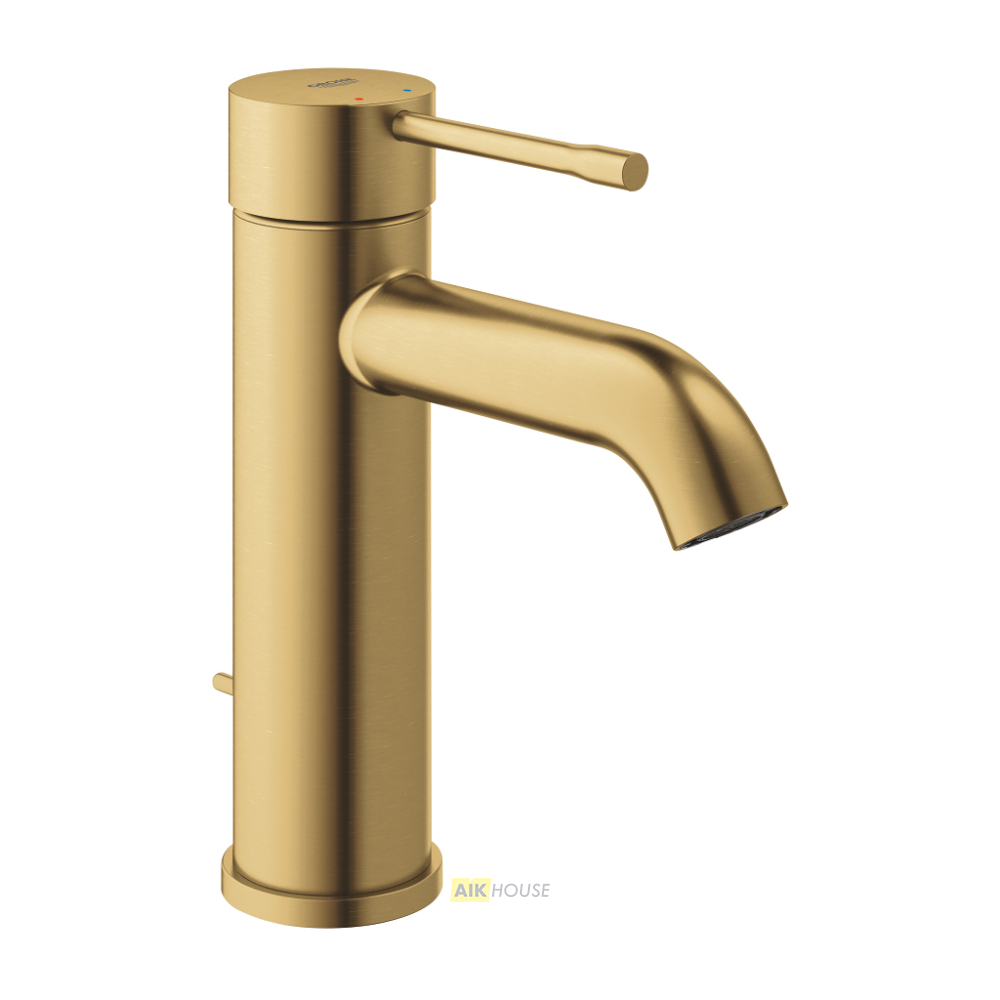 Смеситель для раковины GROHE Essence с донным клапаном, S-size, холодный рассвет матовый 23589GN1