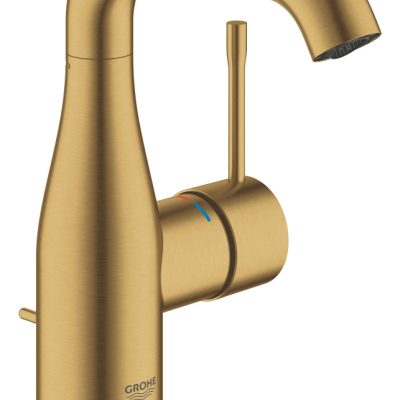 Смеситель для раковины GROHE Essence с донным клапаном, M-size, холодный рассвет матовый 23462GN1