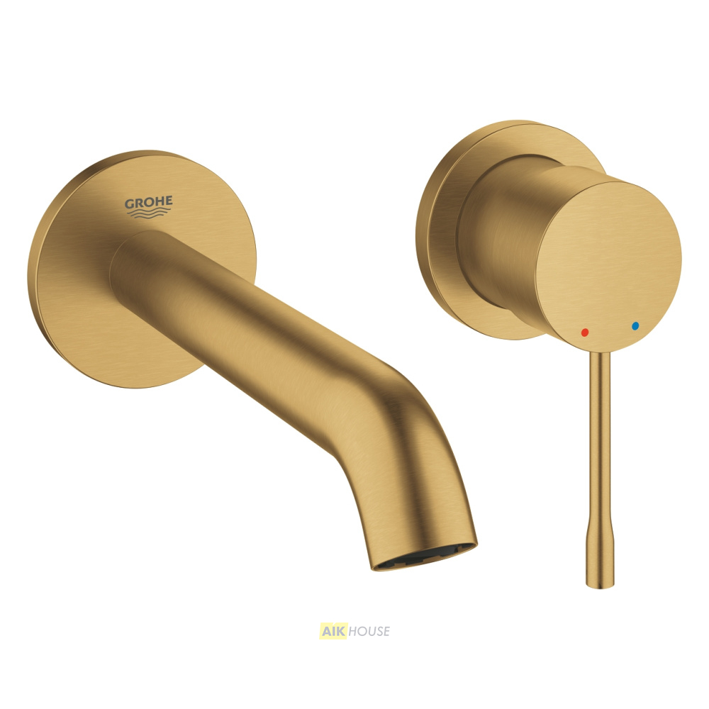 Внешняя часть смесителя для раковины GROHE Essence на 2 отверстия, M-Size, холодный рассвет матовый 19408GN1